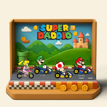 Load image into Gallery viewer, Best Racing Dad Acrylic Plaque - Personalized Gift for Dad Shaped Plaques PopCulturePrints
