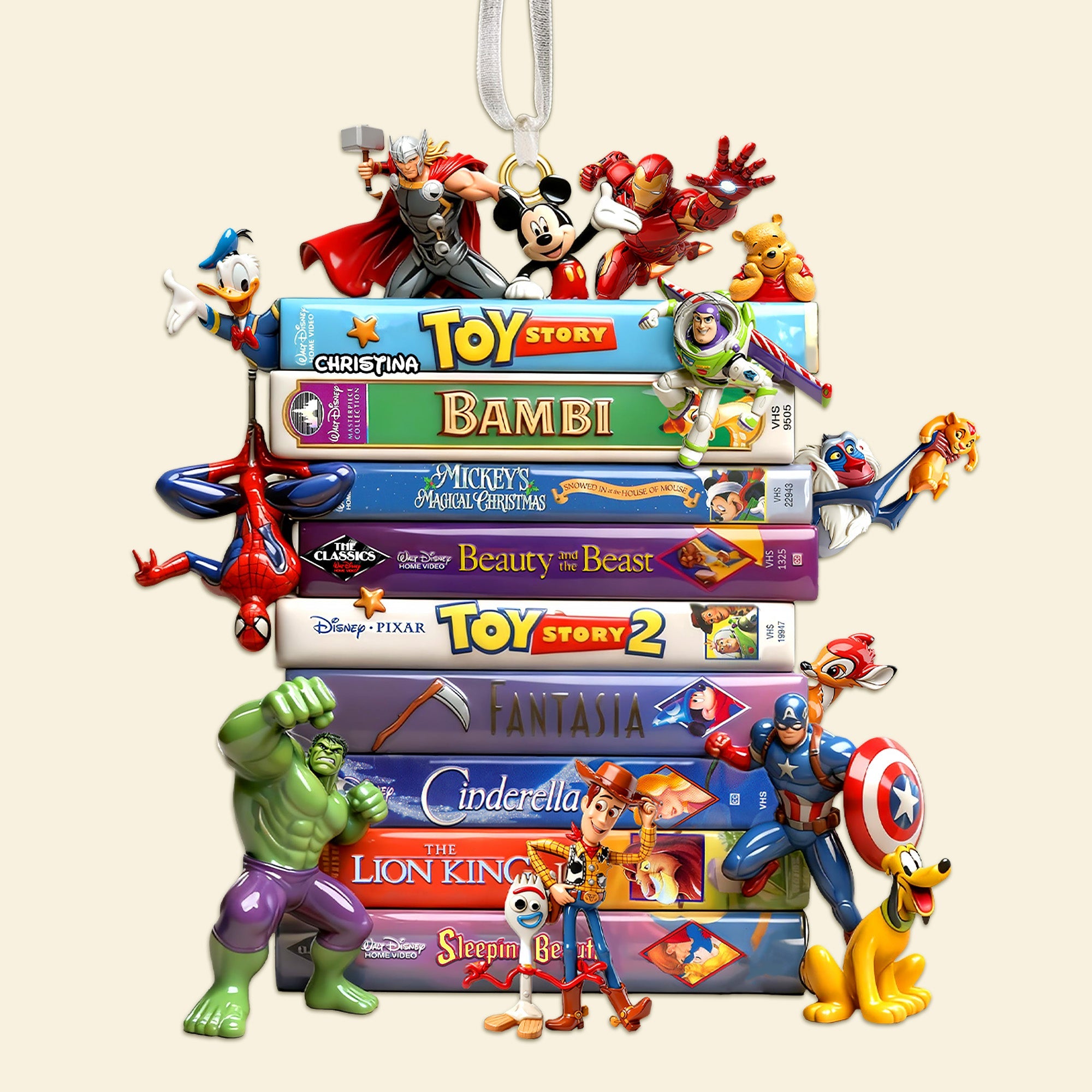 "Hang Your Favorite Moments – Timeless Acrylic Ornament, Personalized for Every Disney Fan!" Ornament PopCulturePrints