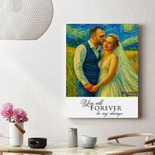 Load image into Gallery viewer, Together is Our Favorite Place - Custom Photo Canvas Print for Couples Poster &amp; Canvas PopCulturePrints
