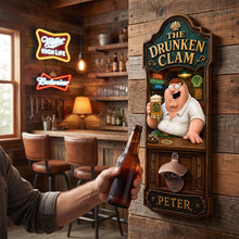 Load image into Gallery viewer, Intoxicated Man Wall Hanging Bottle Opener - Personalized Gifts 01haqn160726 Bottle Opener PopCulturePrints
