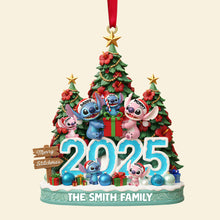 Load image into Gallery viewer, Merry Stitchmas! Unique Aliens Family Personalized Christmas Ornament - A Custom Gift for Families and Friends Ornament PopCulturePrints
