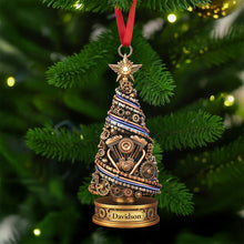 Load image into Gallery viewer, “Celebrate the Spirit of Mechanics” - Personalized Mechanic Christmas Ornament - Unique Gifts for Mechanics, Car Lovers, and Gearheads Ornament PopCulturePrints
