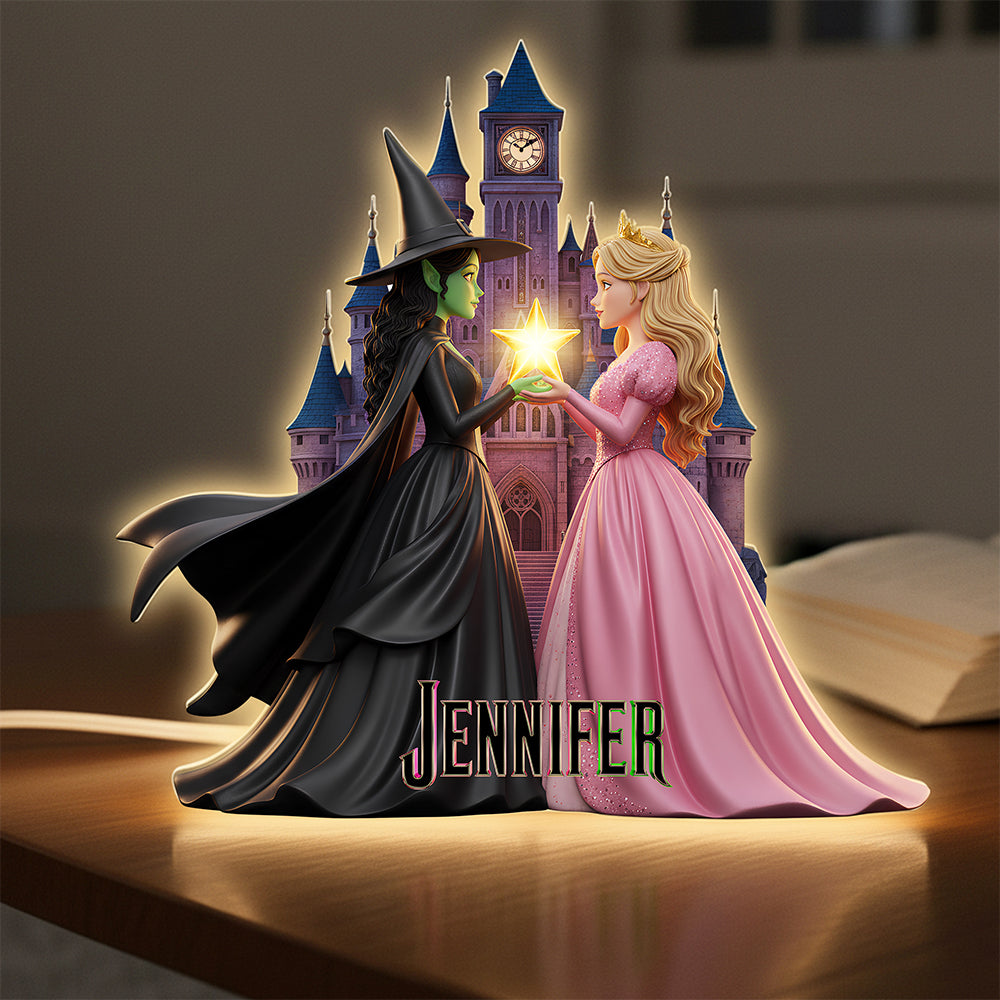 "Magic Awaits in Every Glow" - Enchanted Castle Light Box Personalized Gift for Dreamers and Fantasy Lovers Light Box PopCulturePrints