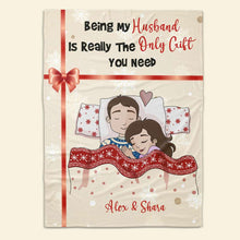 Load image into Gallery viewer, Customized Couple&#39;s Christmas Blanket | Perfect Valentine&#39;s Day Gifts for Winter Blanket PopCulturePrints
