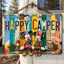 Load image into Gallery viewer, Happy Camper Metal Sign - Personalized Gifts for Couples
