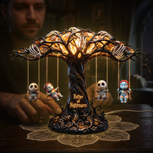 Load image into Gallery viewer, "Illuminate their Night with a Touch of Gothic Charm" - Gothic Tree Acrylic Light Box, Personalized Gift for Dad, Grandpa and More Light Box PopCulturePrints
