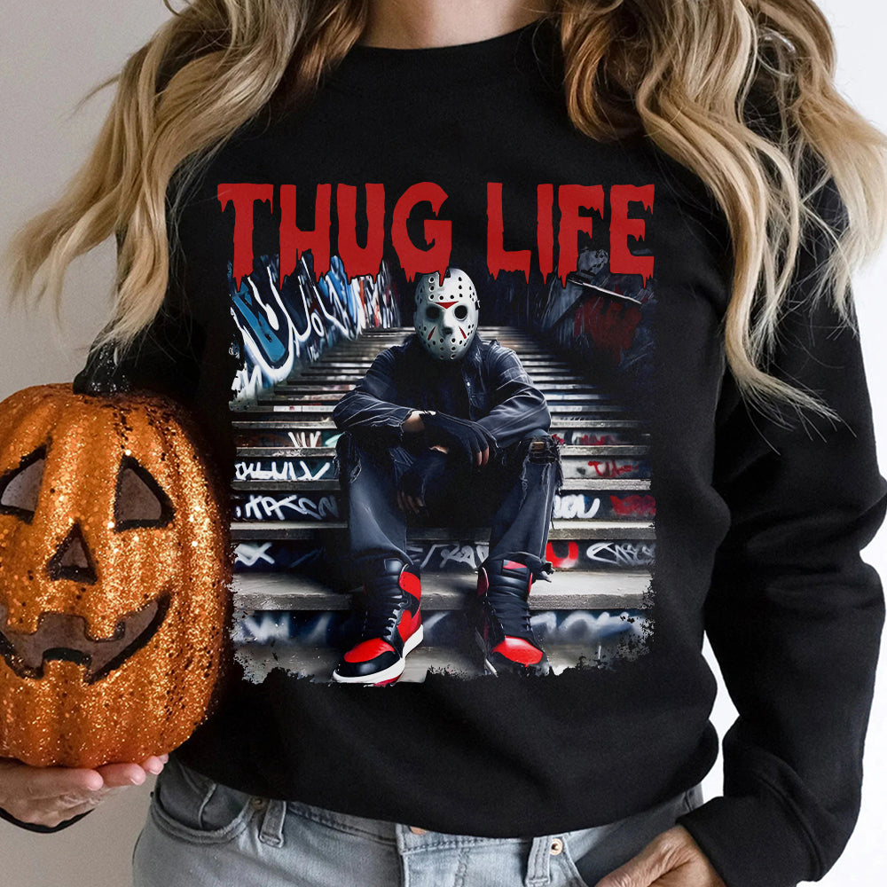 Thug Life Halloween Shirt for Horror Fans