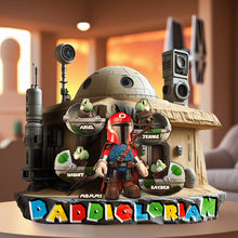 Load image into Gallery viewer, DaddioLorian: A Personalized Galactic Tribute - Custom Plaque for Dads Shaped Plaques PopCulturePrints
