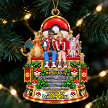 Load image into Gallery viewer, You're My Perfect Catch - Personalized Couple Christmas Ornament
