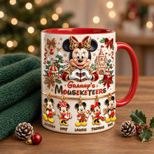 Load image into Gallery viewer, Grandma's Favorite Mouse Accent Mug - Personalized Gifts For Grandma 01nadh081026 Coffee Mug PopCulturePrints
