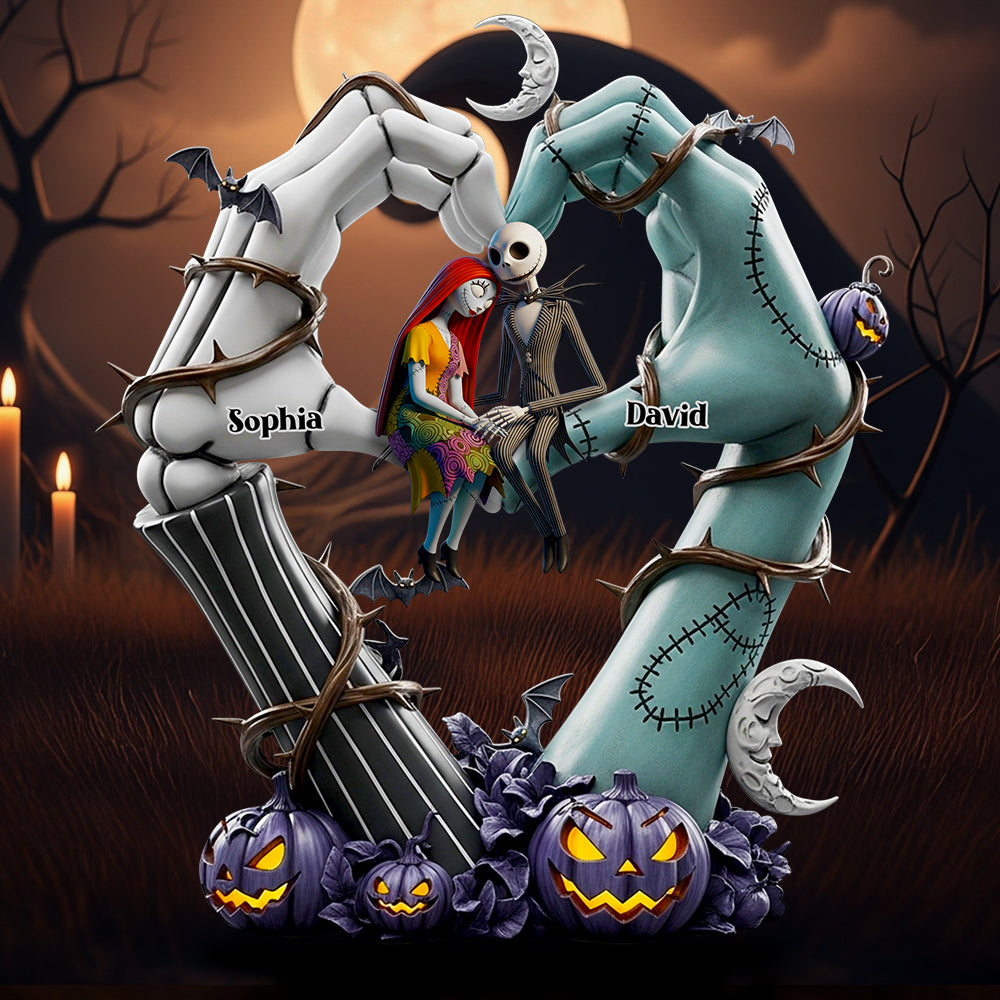 Forever Heart Acrylic Plaque - Personalized Couple Gift for Special Occasions Shaped Plaques PopCulturePrints