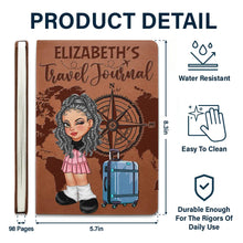 Load image into Gallery viewer, Explore Your World: Personalized Adventure Book Travel Journal - Gift for Mom, Grandma, or Any Travel Enthusiast Leather Journal PopCulturePrints
