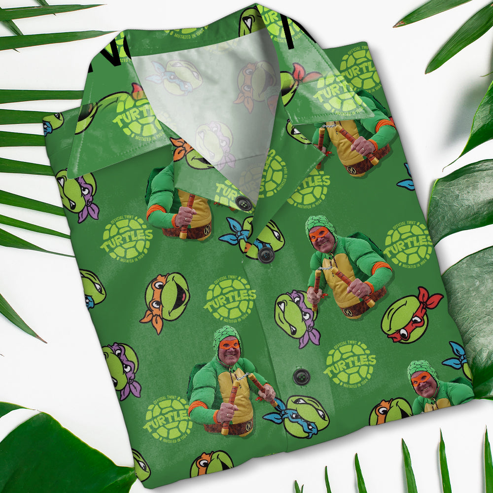 Teenage Mutant Ninja Turtles Custom Photo Hawaiian Shirt Hawaiian Shirts PopCulturePrints