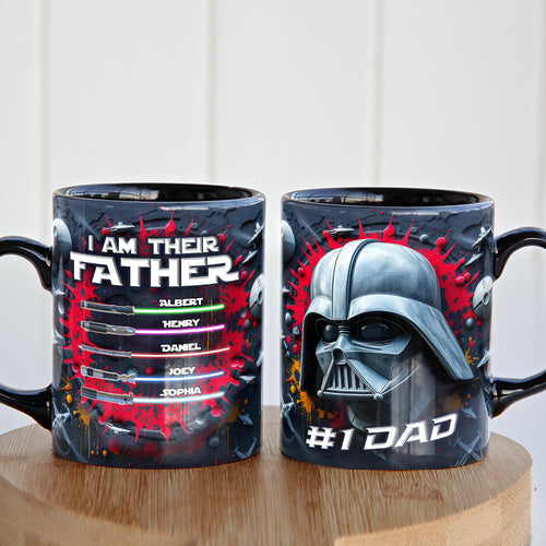 I Am Their Father Coffee Mug - Personalized Gift for Dad Coffee Mug PopCulturePrints