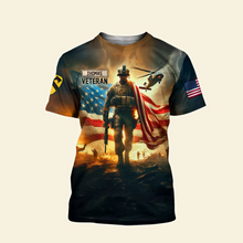 Load image into Gallery viewer, “Honor Their Service” - Custom Veteran 3D Shirt - Personalized Gift for Veterans &amp; Their Loved Ones AOP Products PopCulturePrints

