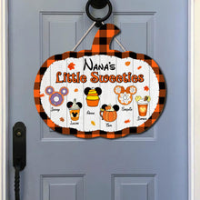 Load image into Gallery viewer, Personalized Halloween Pumpkin Wood Sign for Grandparents Wood Sign PopCulturePrints
