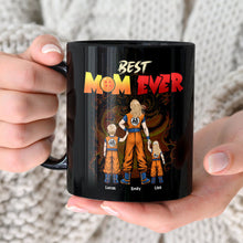 Load image into Gallery viewer, Custom Anime-Themed Best Mom Ever Coffee Mug - Personalized Gift for Mother&#39;s Day
