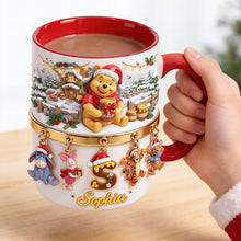 Load image into Gallery viewer, “Sweet Moments with Winnie the Pooh!” - Personalized Christmas Mug - Perfect Gift for Kids, Family, and Friends Coffee Mug PopCulturePrints
