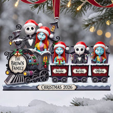 Load image into Gallery viewer, "Bring Holiday Cheer to Your Home" - Spooky Family Acrylic Ornament, Personalized Christmas Gift for Family and Friends
