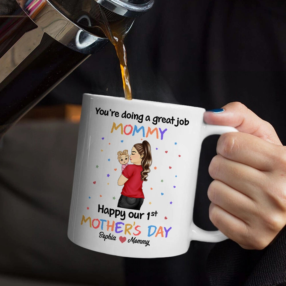 You're Doing A Great Job Mommy - Personalized Mug for Mother's Day Mug PopCulturePrints