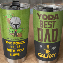 Load image into Gallery viewer, Personalized Daddy Day Star-Themed Tumbler Gift
