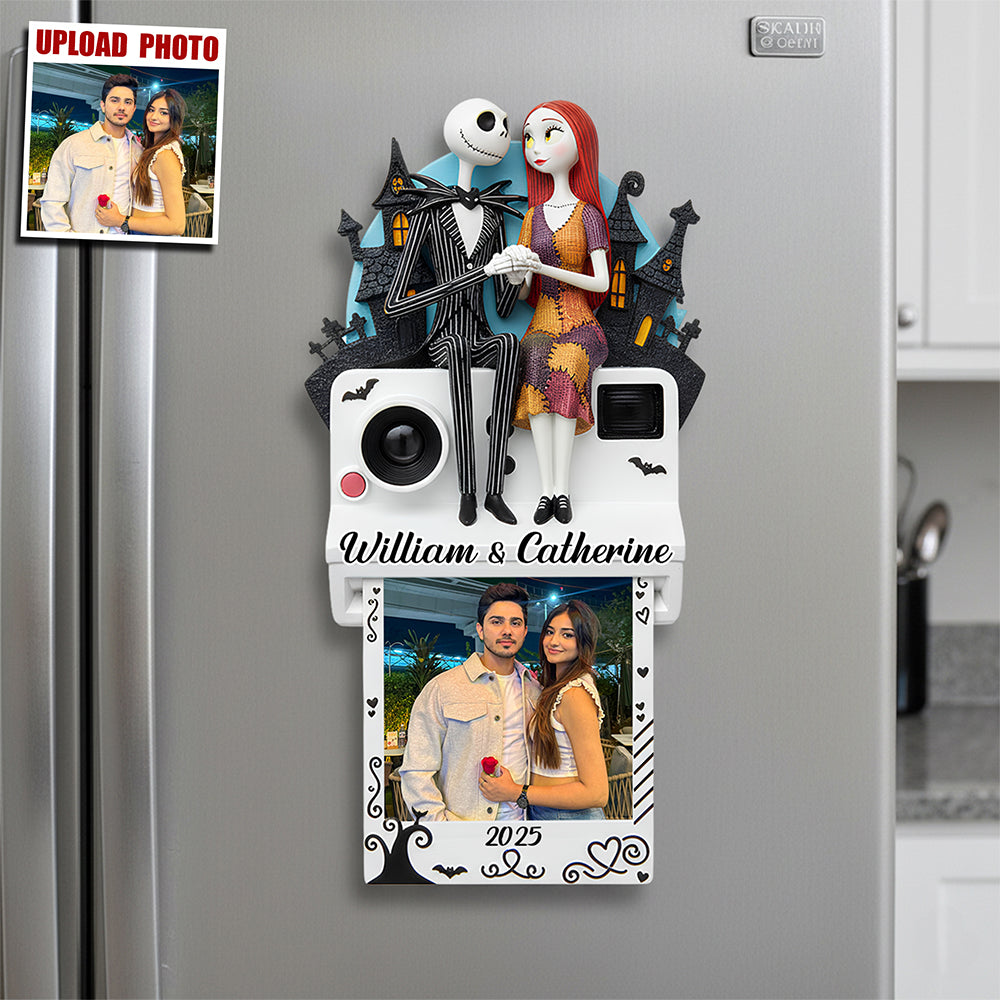 Love Never Dies: Personalized Happy Couple Fridge Magnet - Custom Photo Gifts for Couples Fridge Magnet PopCulturePrints