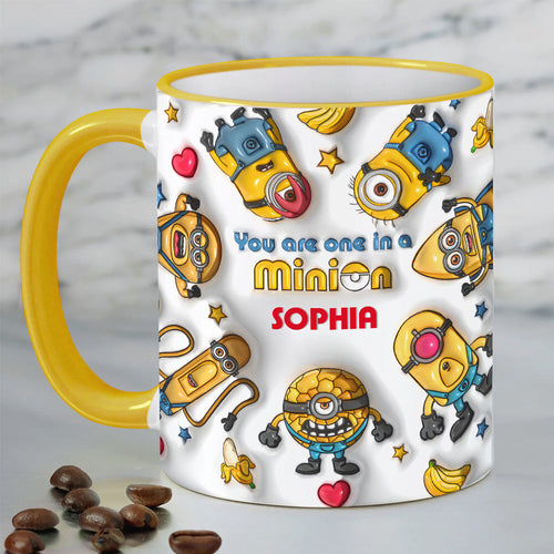 Personalized Minions Fan Coffee Mug - You Are One in a Minion Coffee Mug PopCulturePrints