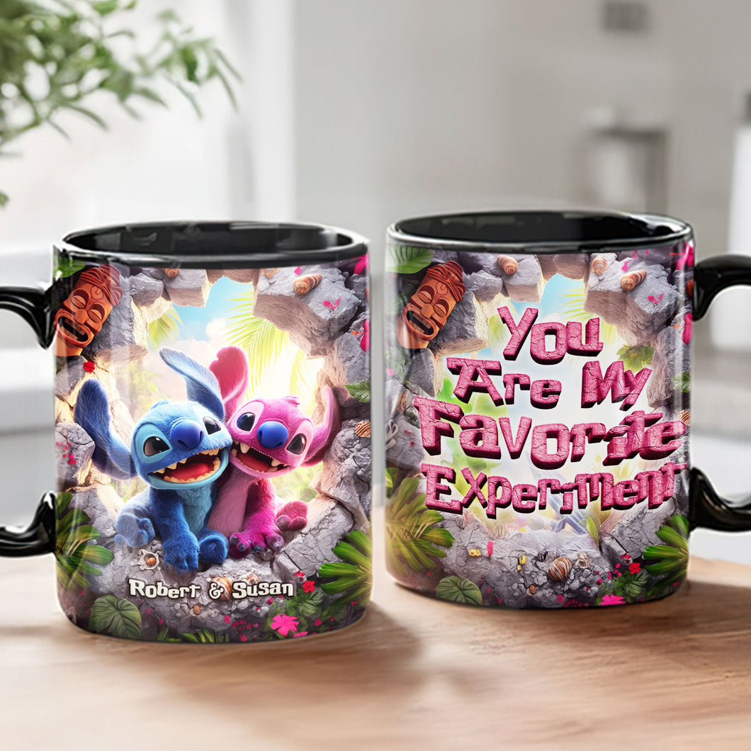 You Are My Favorite Experiment - Personalized Couple Coffee Mug Coffee Mug PopCulturePrints