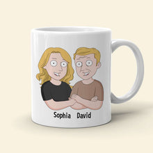Load image into Gallery viewer, Personalized Cartoon Characters Dad Appreciation Mug Coffee Mug PopCulturePrints
