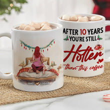 Load image into Gallery viewer, Personalized Anniversary Coffee Mug - Still Hotter Than Coffee
