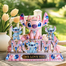 Load image into Gallery viewer, We Love You, Mommy! - Custom Acrylic Plaque for Moms Shaped Plaques PopCulturePrints
