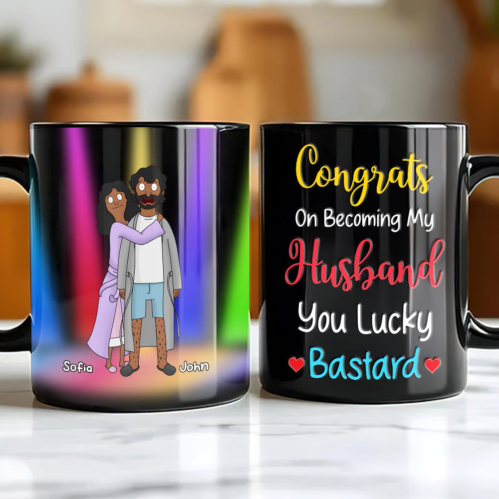 Customizable Couple Coffee Mug - Perfect Gift for Weddings, Anniversaries & Valentine's Day Gifts Coffee Mug PopCulturePrints