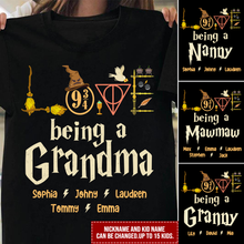 Load image into Gallery viewer, Personalized Harry Potter Grandma T-Shirt
