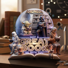Load image into Gallery viewer, Just a Grandma Cares-A-Lot - Personalized Acrylic Plaque for Grandma Shaped Plaques PopCulturePrints

