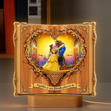 Load image into Gallery viewer, Together is Our Favorite Place to Be - Enchanted Couple Book LED Light - Personalized Gift for Couples Led Night Light PopCulturePrints
