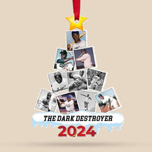 Load image into Gallery viewer, Personalized Baseball Lover Photo Ornament - 2024 Edition Ornament PopCulturePrints
