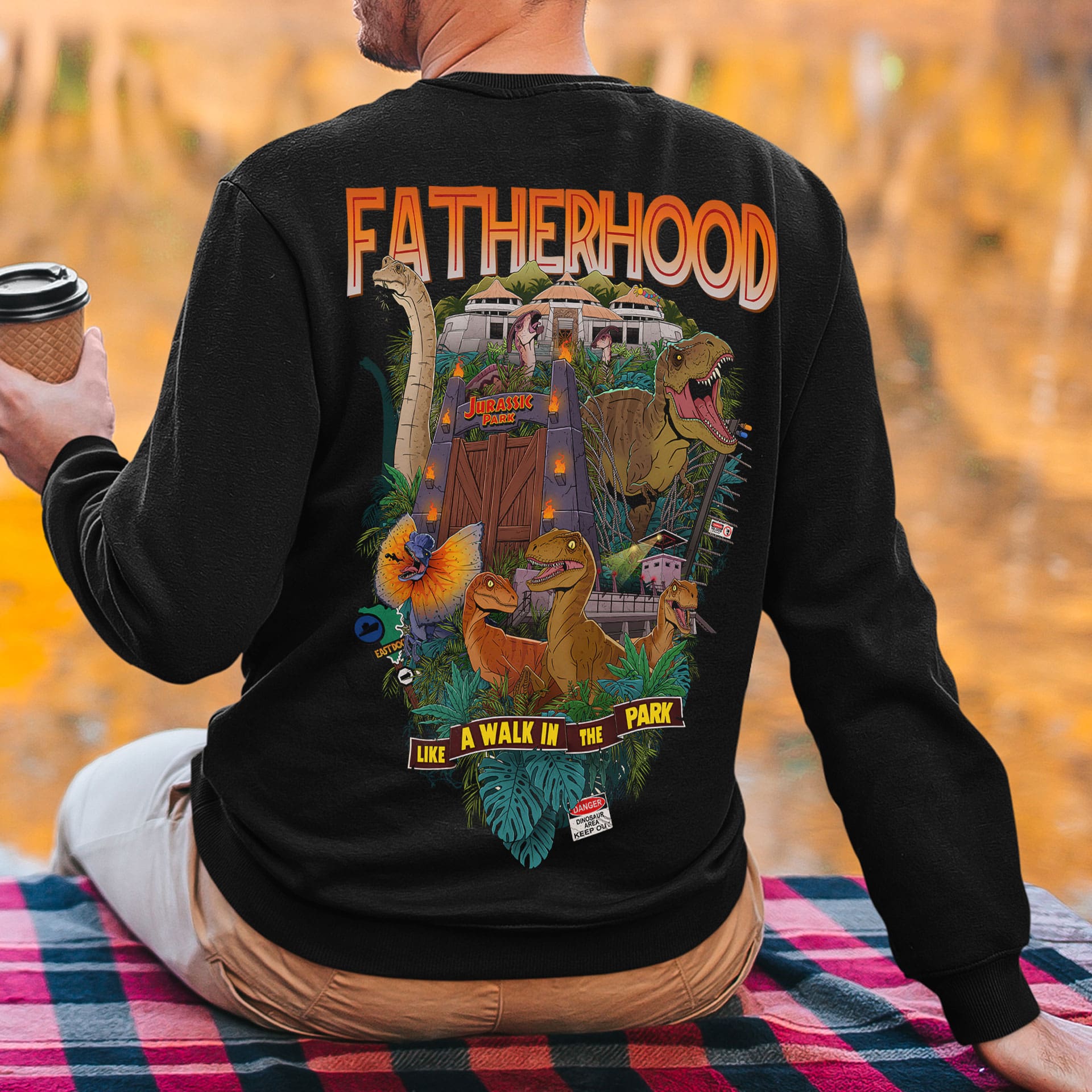 Personalized Fatherhood Park Adventure T-Shirt