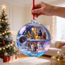 Load image into Gallery viewer, Celebrate Christmas with a Galaxy Far Away - Personalized Acrylic Ornament

