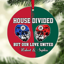 Load image into Gallery viewer, Personalized Ice Hockey Lovers Christmas Ornament for Couples - Valentine&#39;s Day Gifts Ornament PopCulturePrints
