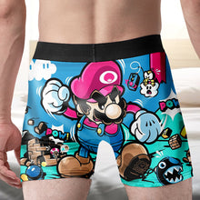Load image into Gallery viewer, Personalized Gamer Men's Boxers - Unique Design for Game Lovers Boxer Briefs PopCulturePrints
