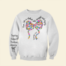 Load image into Gallery viewer, Mom, She is clothed with strength and dignity - Personalized 3D Shirt for Mom and Grandma AOP Products PopCulturePrints
