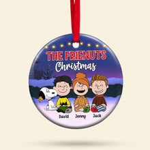Load image into Gallery viewer, Personalized Peanuts Christmas Ornament for Friends Ornament PopCulturePrints
