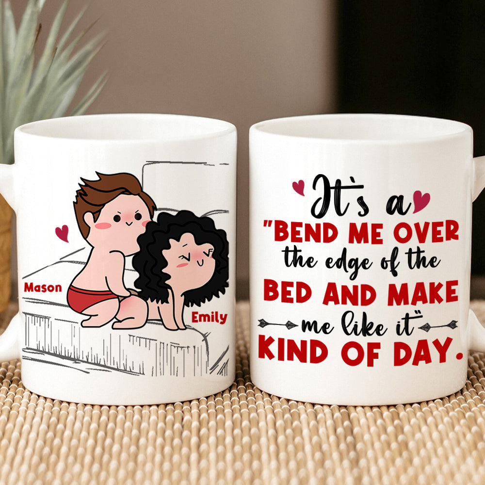 Personalized Bend Me Over Coffee Mug for Couples Coffee Mug PopCulturePrints