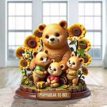 Load image into Gallery viewer, &quot;Celebrate the Love of Family with Our Charming Mom Flat Wood Sign - Personalized Gift for Mom and Grandma&quot; Shaped Plaques PopCulturePrints
