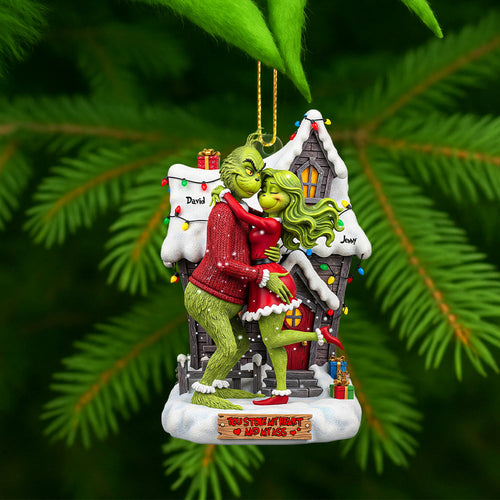You Stole My Heart - Custom Christmas Ornament for Couples Ornament PopCulturePrints