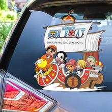 Load image into Gallery viewer, Custom Family Decal - Anime Pirate Boat Theme Decal Sticker PopCulturePrints
