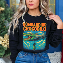 Load image into Gallery viewer, Unleash the Fun with Bombardiro Crocodilo – Personalized Kids Hoodie Shirts PopCulturePrints
