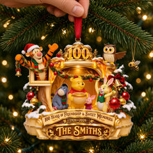 Load image into Gallery viewer, Celebrate Friendship with Cute Woodland Friends Ornament - Personalized Christmas Gift
