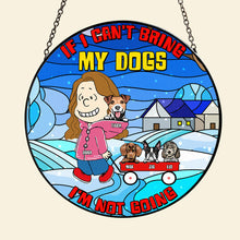 Load image into Gallery viewer, Custom Dog Lover Stained Glass Ornament Ornament PopCulturePrints
