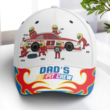 Load image into Gallery viewer, Personalized Dad&#39;s Pit Crew Classic Cap - Custom Father&#39;s Day Gift
